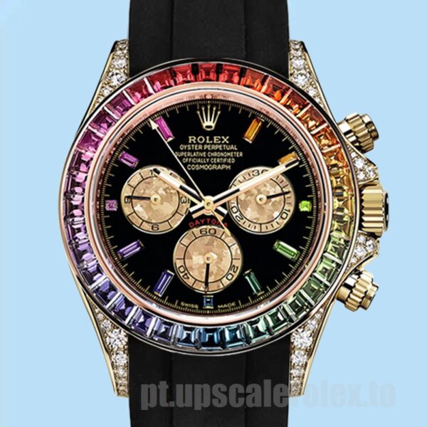 Rolex Daytona Masculino 116598 40mm Elástico De Borracha Automático