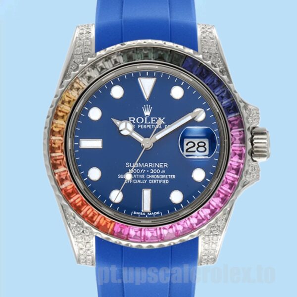 Rolex Submariner 40mm 116610 Masculino Tom Prata