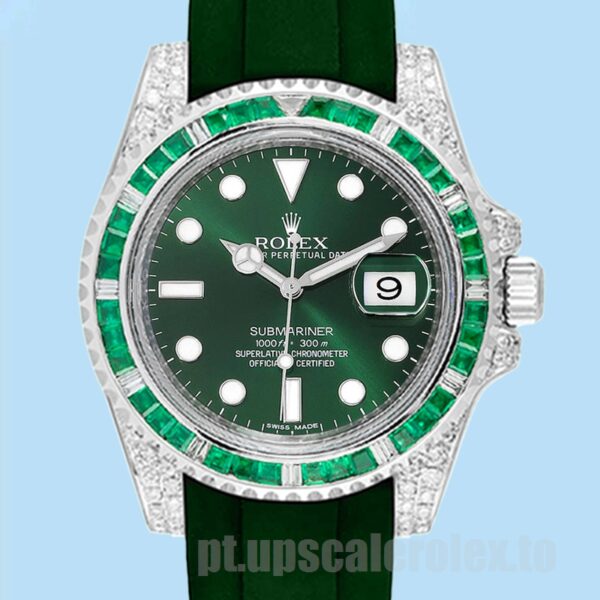Rolex Submariner 116610 40mm Masculino Tom Prata