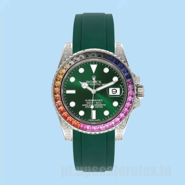 Rolex Submariner Masculino 40mm 116610 Ver Tom Prata - Image 2