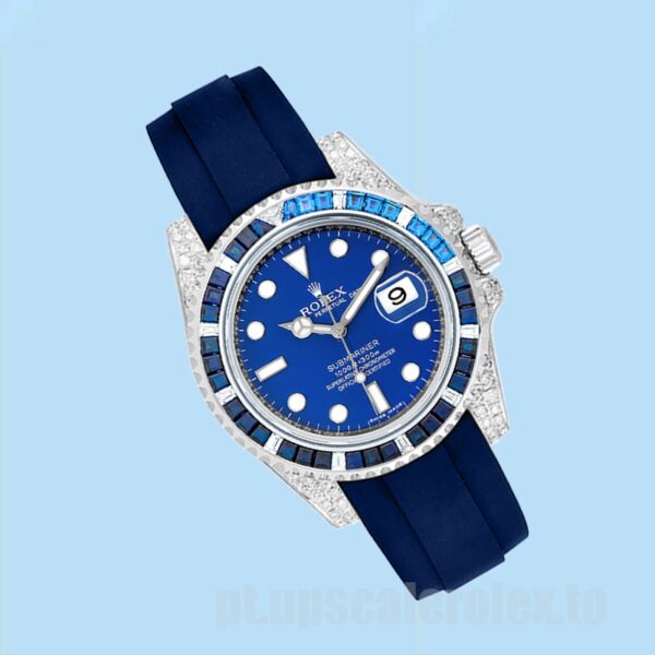 Rolex Submariner 40mm 116659 Masculino Mostrador Azul Ver - Image 3