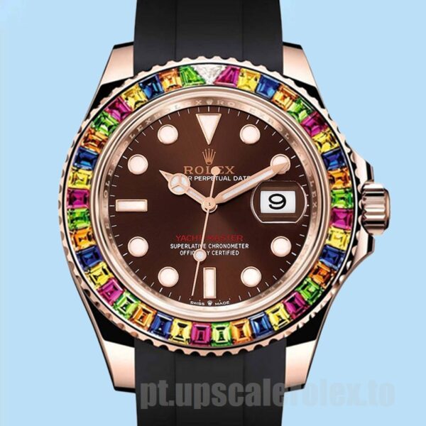 Rolex Yacht-Master 116695 41mm Masculino Automático Mostrador Marrom
