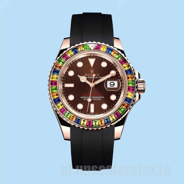 Rolex Yacht-Master 116695 41mm Masculino Automático Mostrador Marrom - Image 2