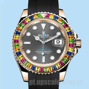 Rolex Yacht-Master 116695 Masculino 41mm Mostrador Cinza