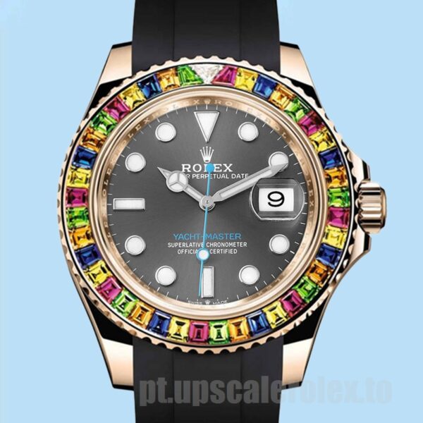 Rolex Yacht-Master 116695 Masculino 41mm Mostrador Cinza