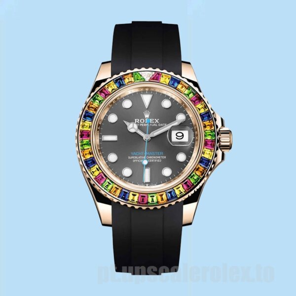 Rolex Yacht-Master 116695 Masculino 41mm Mostrador Cinza - Image 2