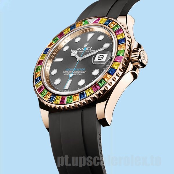 Rolex Yacht-Master 116695 Masculino 41mm Mostrador Cinza - Image 3