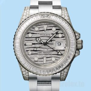 Rolex GMT-Master II 116769 Masculino 40mm Ver Tom Prata