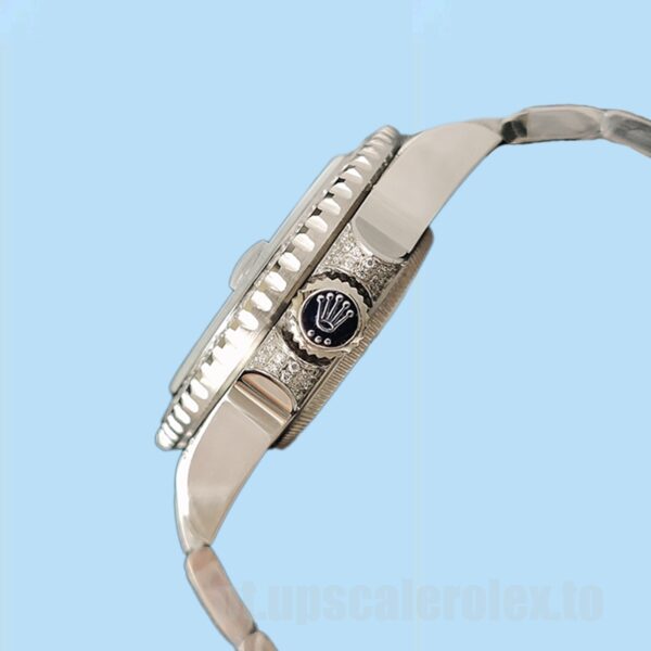 Rolex GMT-Master II 116769 Masculino 40mm Ver Tom Prata - Image 3