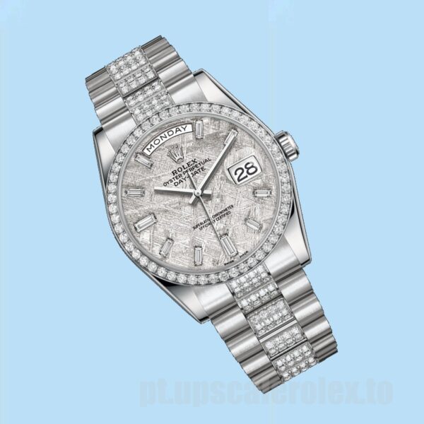 Rolex Day-Date Masculino 118346 36mm Pulseira Presidente - Image 3