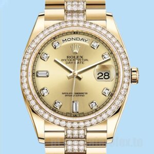 Rolex Day-Date Masculino 36mm 118348 Tom De Ouro