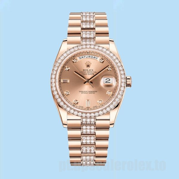 Rolex Day-Date 128345 Masculino 36mm Ver - Image 2