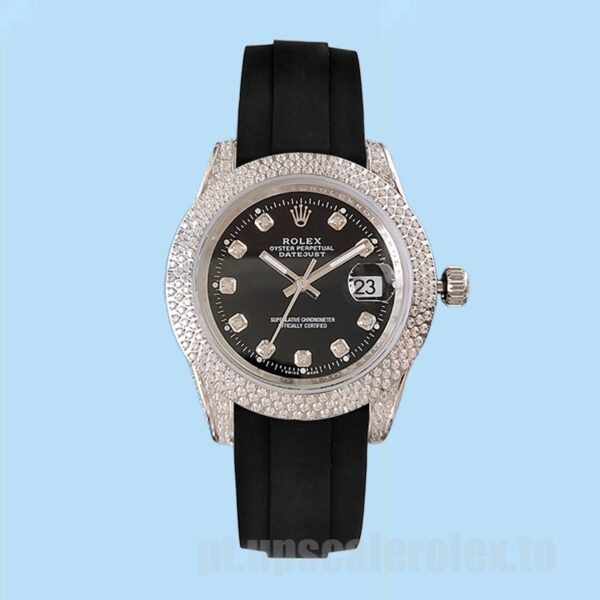 Rolex Datejust Masculino 40mm 16234 Elástico De Borracha - Image 2