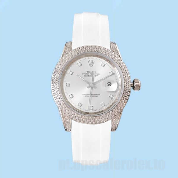 Rolex Datejust Masculino 16234 40mm Tom Prata - Image 2