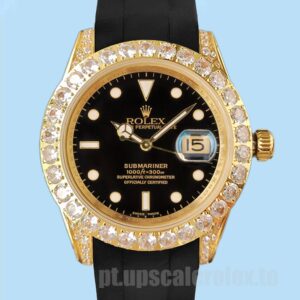 Rolex Submariner Masculino 16613 40mm Mostrador Preto Automático