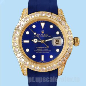 Rolex Submariner 16613 40mm Masculino Elástico De Borracha Ver