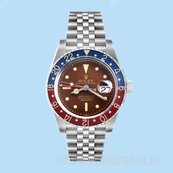 Rolex GMT-Master 6542 Masculino 40mm Automático Mostrador Marrom - Image 2