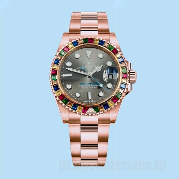 Rolex Yacht-Master 40mm Masculino 116695 Mostrador Cinza Pulseira Ostra - Image 2