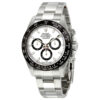 Relógio masculino Rolex Cosmograph Daytona falso mostrador branco aço inoxidável Oyster 116500wso
