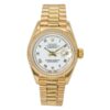 Réplica Suíça Rolex Datejust Cronômetro Automático Mostrador Branco Relógio Feminino 69178 Wrp