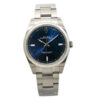 Réplica relógio masculino suíço Rolex Oyster Perpetual Automático Azul 114300 Blso relógio