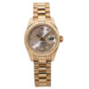 Relógio feminino falso Rolex Datejust automático com mostrador de diamante rosa 179175rdp