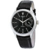 Réplica de luxo Rolex Cellini Date mostrador preto 18K ouro branco relógio masculino 50519bksbkl