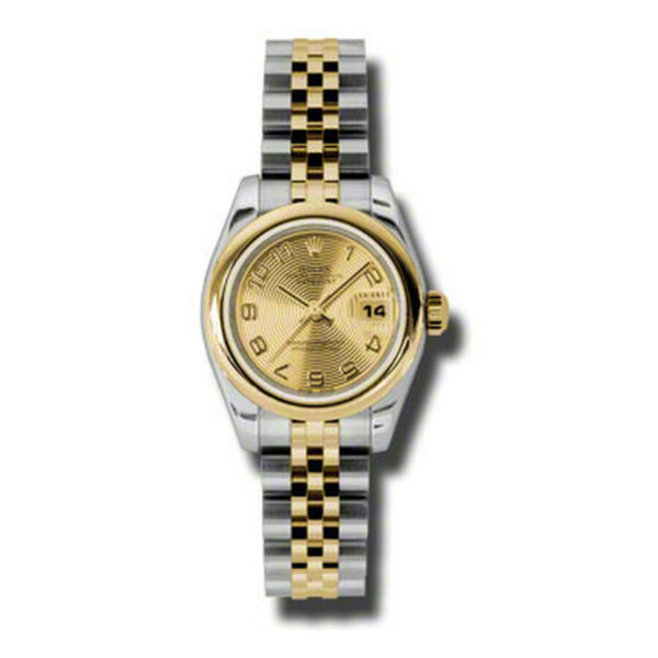Melhor Réplica Rolex Datejust Automático Ouro Amarelo 18K Relógio Feminino Aço Inoxidável Jubileu 179163ccaj