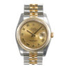 Melhor Réplica Rolex Oyster Perpetual Datejust 36 Aço Inoxidável Cobre Dial & 18K Ouro Amarelo Pulseira Jubileu Relógio Automático Mens 116233corj