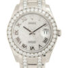 Melhor Réplica Rolex Datejust Pearlmaster 39 Cronômetro Automático Dial Prata com Diamantes 86289 dpm
