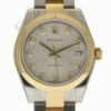 Melhor réplica Rolex Datejust Silver Diamond Dial Automatic Ladies Oyster Watch 178243sdo