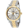 Relógio masculino Rolex Datejust41 qualidade aço inoxidável 18k ouro amarelo prata mostrador 126333ssj