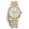 Réplica suíça Rolex Day-date 36 18K ouro amarelo madrepérola com diamantes President Watch 128238mddp