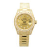Melhor Réplica Rolex Lady-datejust 26 Champagne Dial 18k Ouro Amarelo President Automatic Ladies Watch 179158cdp