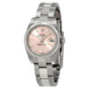 Falso Rolex Lady Datejust 26 Rose Dial Aço Inoxidável Pulseira Relógio Automático 179174pso