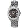 Réplica de luxo relógio feminino Rolex Lady Datejust automático com mostrador cinza 279160gyrj