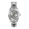 Réplica de luxo Rolex Lady Datejust 26 relógio automático com pulseira de aço inoxidável e mostrador prata 179160sro