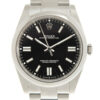 Réplica barata Rolex Oyster Perpetual 41 relógio masculino automático mostrador preto 124300bkso