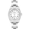 Réplica de luxo Rolex Oyster Perpetual 176200 relógio feminino mostrador branco 26 mm